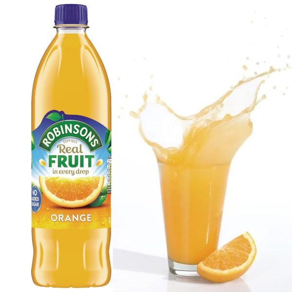 Robinsons Orange Squash  No Sugar 1 Litre 4113