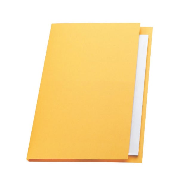 Guildhall Yellow Square Cut Folder Foolscap (100 Pack) Fs315-ylw