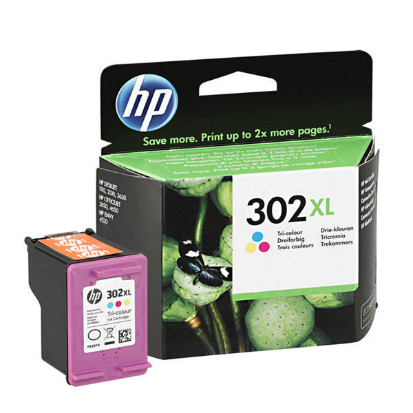 Hp 302xl Cyanmagentayellow Original Ink Cartridge F6u67ae 